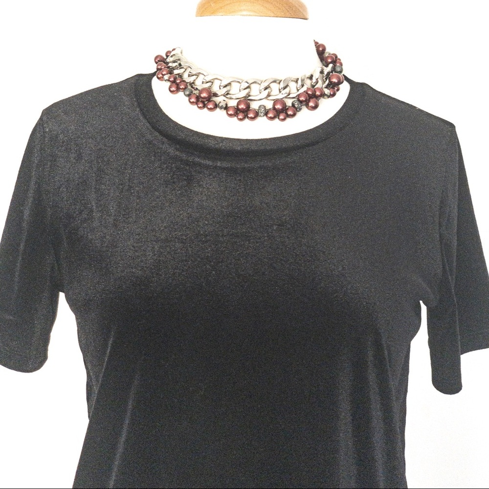 Old Navy | Black Velvet T-Shirt